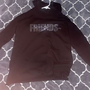 COPY - Black Vlone rhinestone hoodie